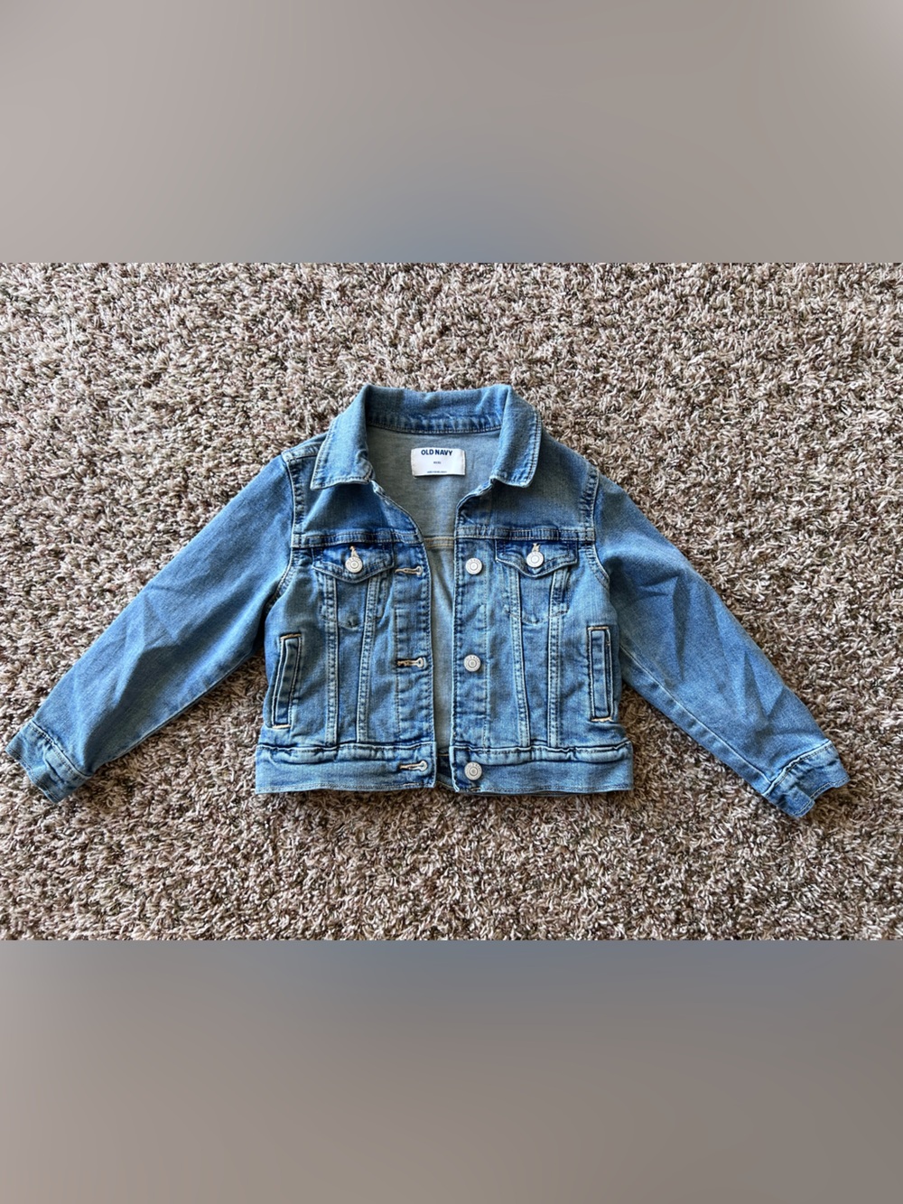 Old Navy Light Blue Denim Jacket - Kids